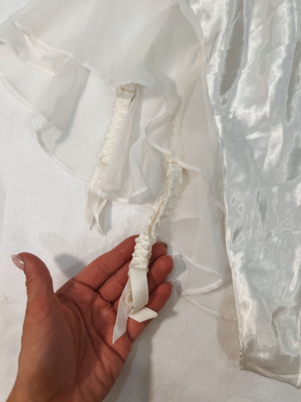 Vintage Bridal Victoria Secret High Waist Garter Belt Lingerie - Picture 12 of 16